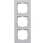 Abdeckrahmen 3-fach HK07 PURE grau matt