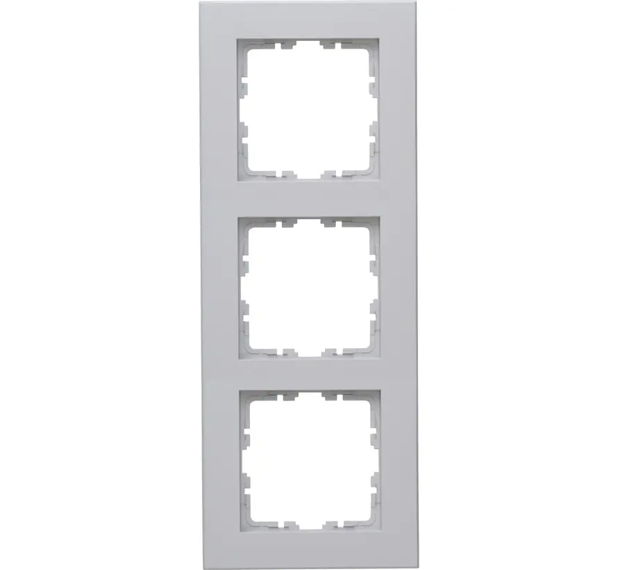 Abdeckrahmen 3-fach HK07 PURE grau matt