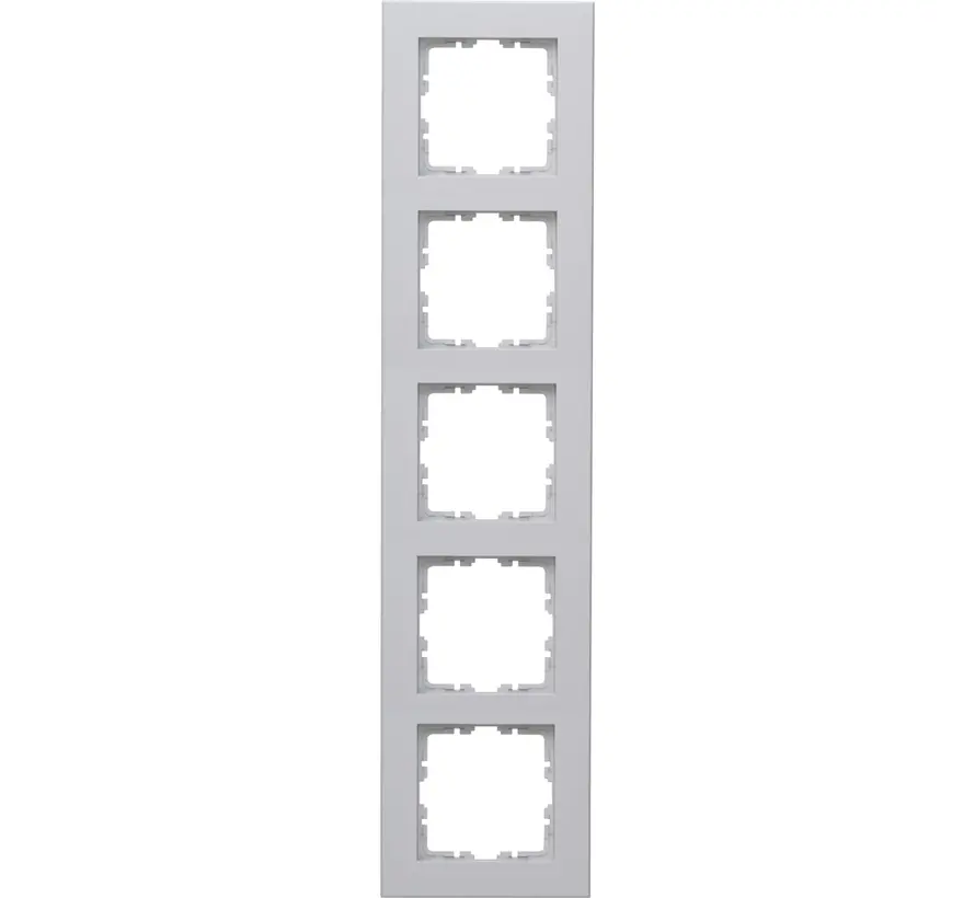 Abdeckrahmen 5-fach HK07 PURE grau matt