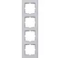 Abdeckrahmen 4-fach grau matt HK07 (402834003)
