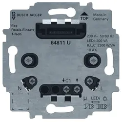 Busch-Jaeger Relais-Einsatz flex 1-fach (64811 U)