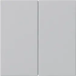 Gira 2-fach Ersatzwippe ohne Aufdruck für System 3000 Bedienaufsatz System 55 grau matt (5370015)