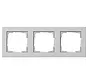 Abdeckrahmen 3fach E2 grau matt (021337)