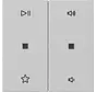 wippe 2-fach Audiosteuerung System 55 grau matt (5384015)