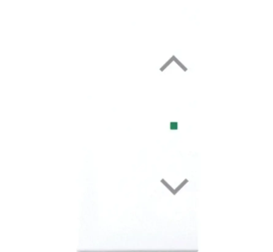 Wippe links oder rechts mit Pfeilsymbole für Bedienaufsatz flex 2-fach Balance SI weiß glänzend (6232-20-914)