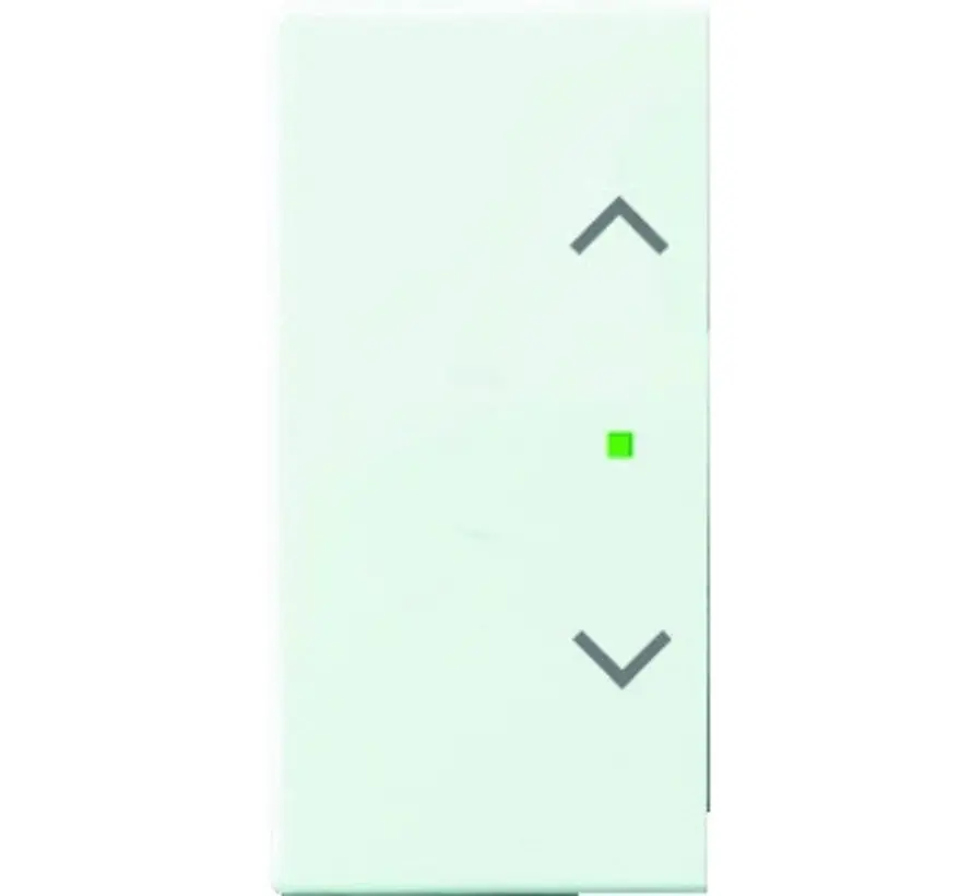 Wippe links oder rechts mit Pfeilsymbole für Bedienaufsatz flex 2-fach Future Linear studioweiß glänzend (6232-20-84)