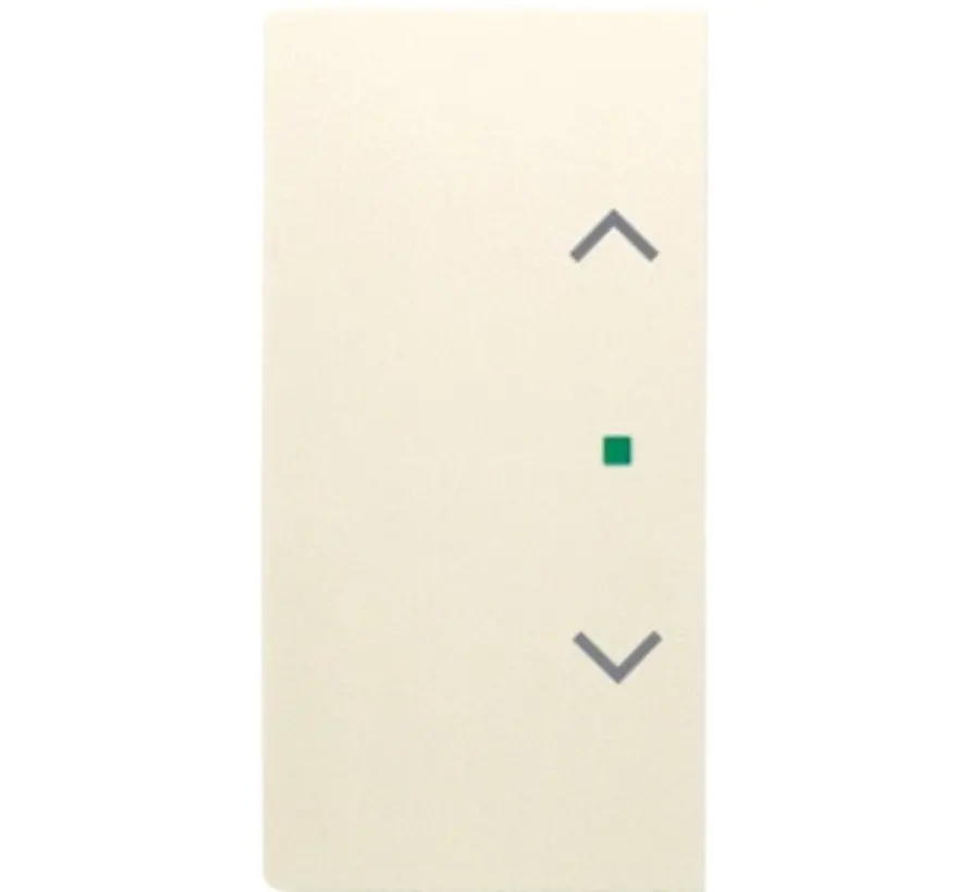 Wippe links oder rechts mit Pfeilsymbole für Bedienaufsatz flex 2-fach Future Linear creme glänzend (6232-20-82)