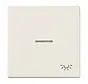 Wippe symbol Licht Kontrollfenster LS990 creme (LS 990 KO5 L)
