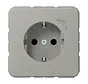 HOME wandcontactdoos randaarde Energy CD500 platina