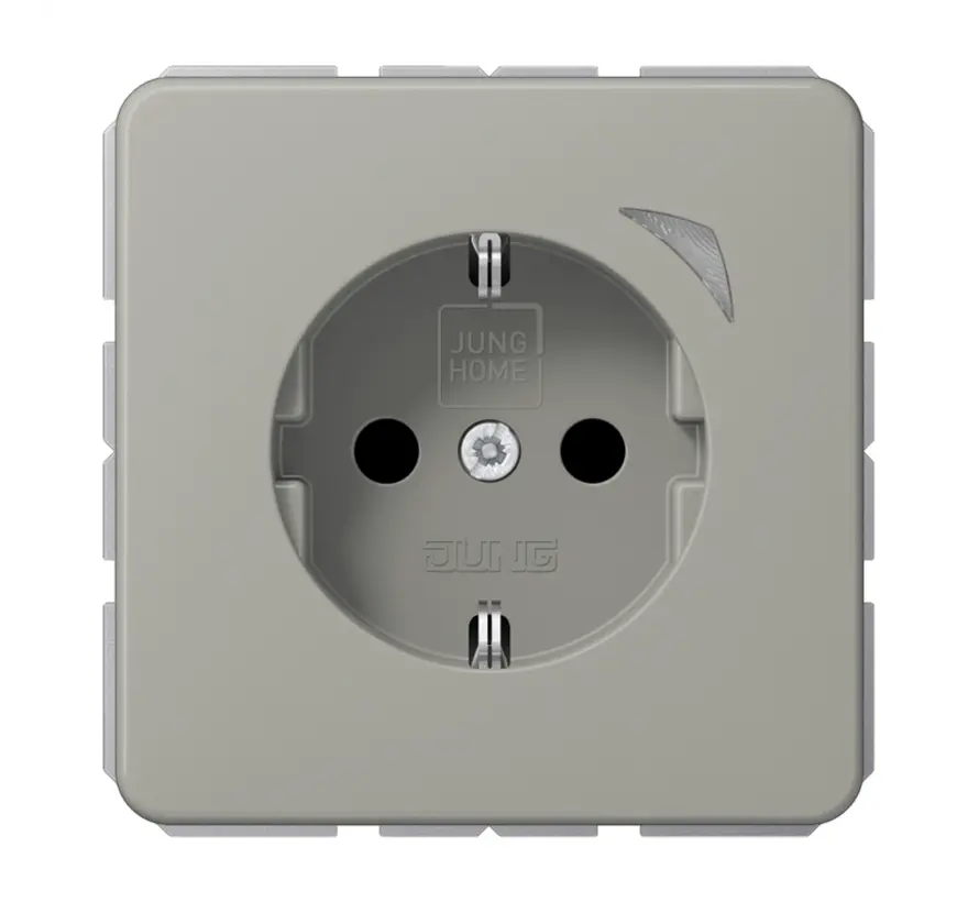 HOME wandcontactdoos randaarde Energy CD500 platina