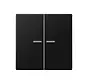 HOME Dimmerbedienaufsatz 2-fach A-range graphitschwarz matt (BT A 17102 SWM)
