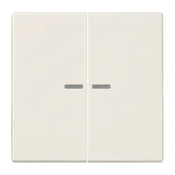 JUNG HOME Dimmerbedienaufsatz 2-fach LS990 creme (BT LS 17102)