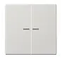 HOME Dimmerbedienaufsatz 2-fach LS990 hellgrau (BT LS 17102 LG)