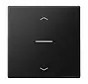 HOME Dimmerbedienaufsatz 1-fach mit Pfeilsymbolen LS990 graphitschwarz matt (BT LS 17101 P SWM)