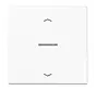 HOME Dimmerbedienaufsatz 1-fach mit Pfeilsymbolen LS990 alpinweiß (BT LS 17101 P WW)