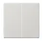 Tastdimmer 2-fach bedienaufsatz LS990 hellgrau (LS 1702 LG)