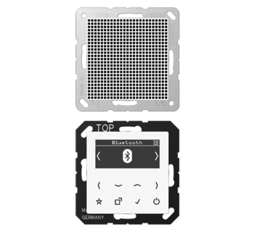 Smart Radio DAB+ Bluetooth Set mit einem Lautsprecher A-range alpinweiß (DAB A1 BT WW)