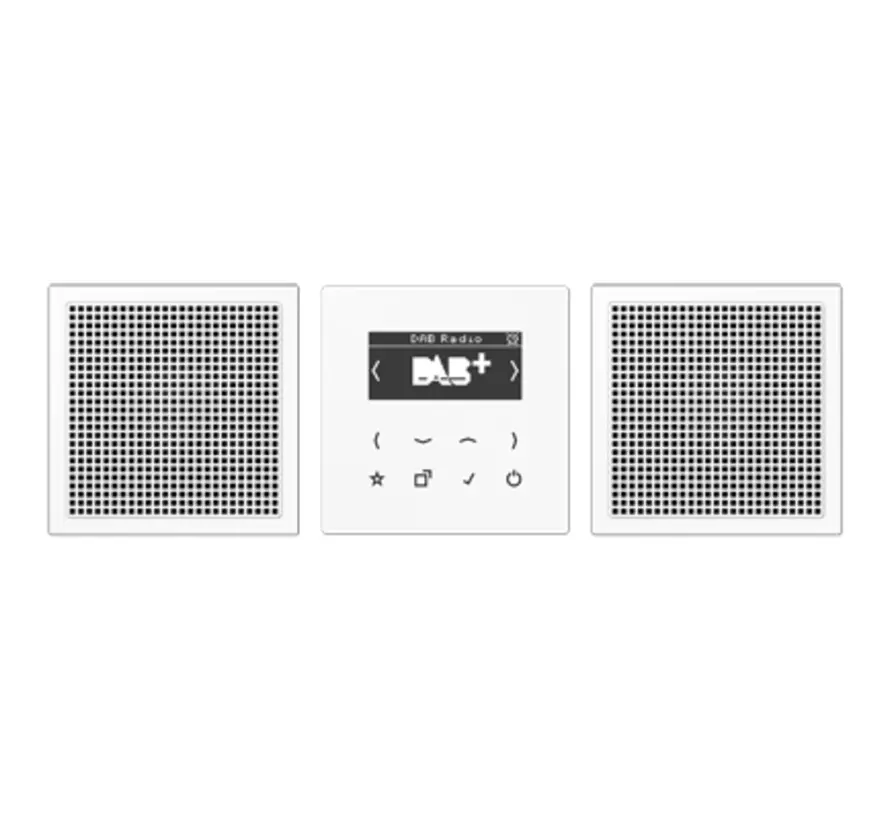 Smart Radio DAB+ Set mit zwei Lautsprechern LS990 alpinweiß (DAB LS2 WW)