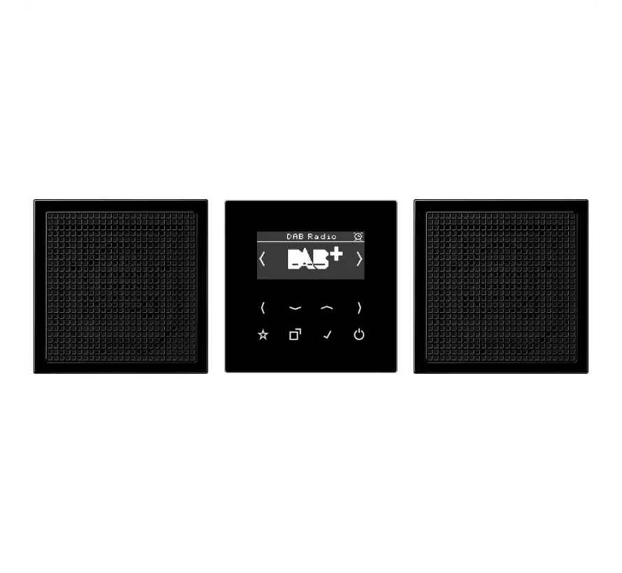 Smart Radio DAB+ Set mit zwei Lautsprechern LS990 schwarz (DAB LS2 SW)