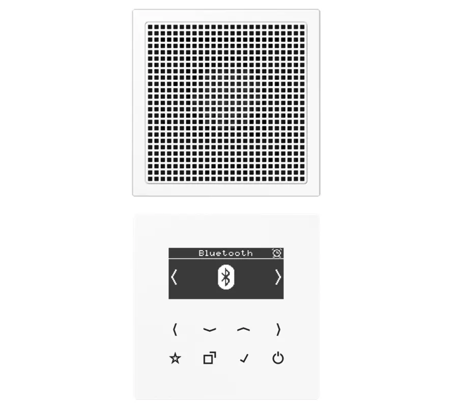 Smart Radio DAB+ Bluetooth Set mit einem Lautsprecher LS990 alpinweiß (DAB LS1 BT WW)