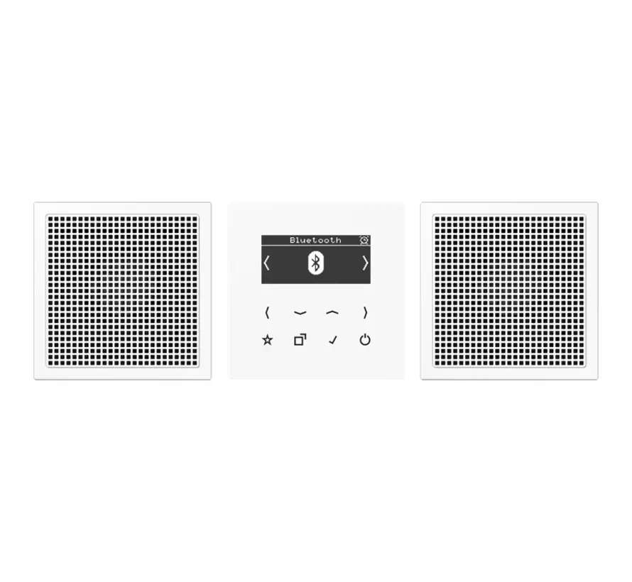 Smart Radio DAB+ Bluetooth Set mit zwei Lautsprechern LS990 alpinweiß (DAB LS2 BT WW)