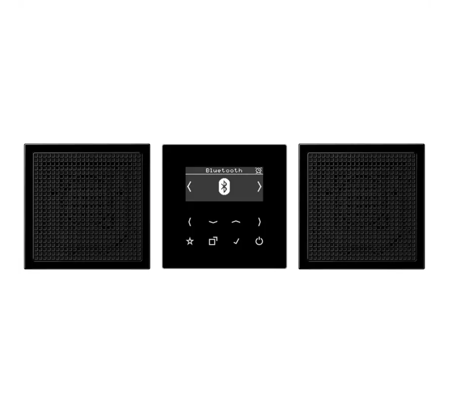 Smart Radio DAB+ Bluetooth Set mit zwei Lautsprecher LS990 schwarz (DAB LS2 BT SW)