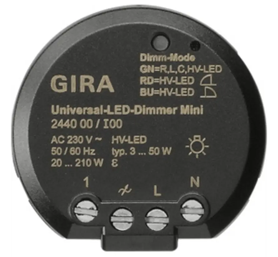 Universal mini LED-dimmer 3-50 Watt (244000)