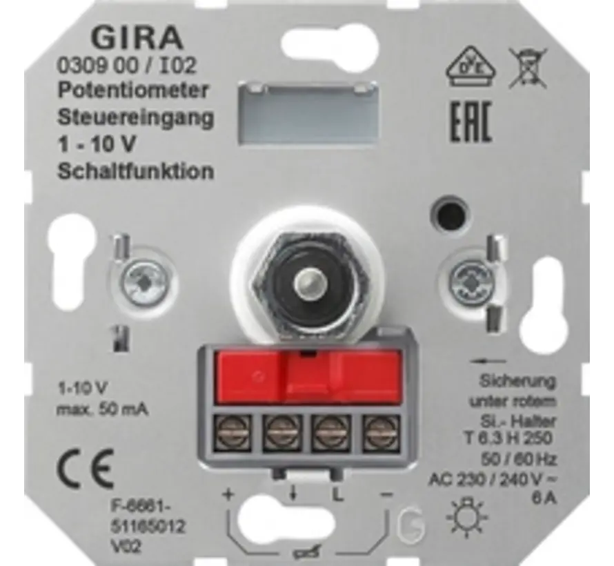 Potentiometer mit Schalter 1-10 Volt (030900)