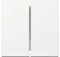 Wippe 2fach System 55 weiß glänzend (329503)