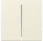 Wippe 2fach System 55 creme glänzend (329501)