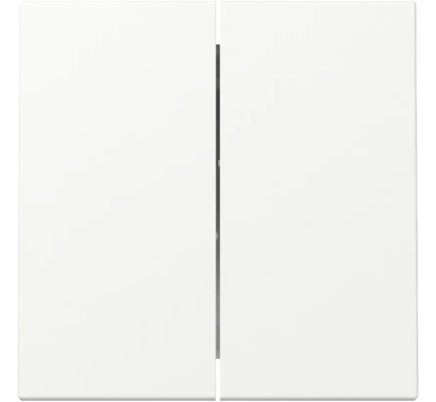 Wippe 2fach System 55 weiß matt (329527)