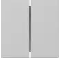 Wippe 2fach gerade stehend System 55 grau matt (3495015)