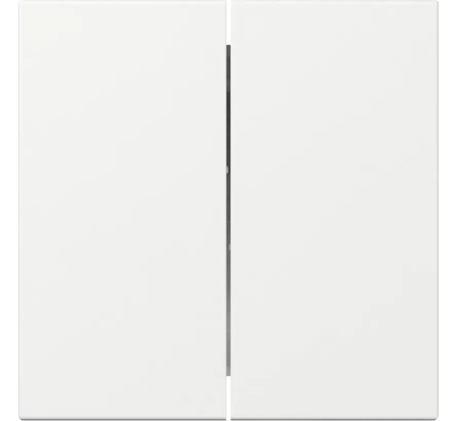 Wippe 2fach gerade stehend System 55 weiß glänzend (349503)