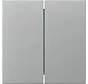 Wippe 2fach gerade stehend System 55 aluminium matt (349526)
