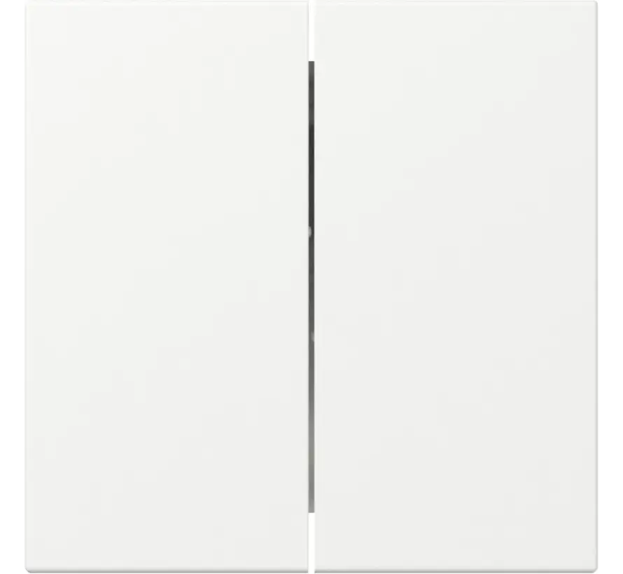 Wippe 2fach gerade stehend System 55 weiß matt (349527)