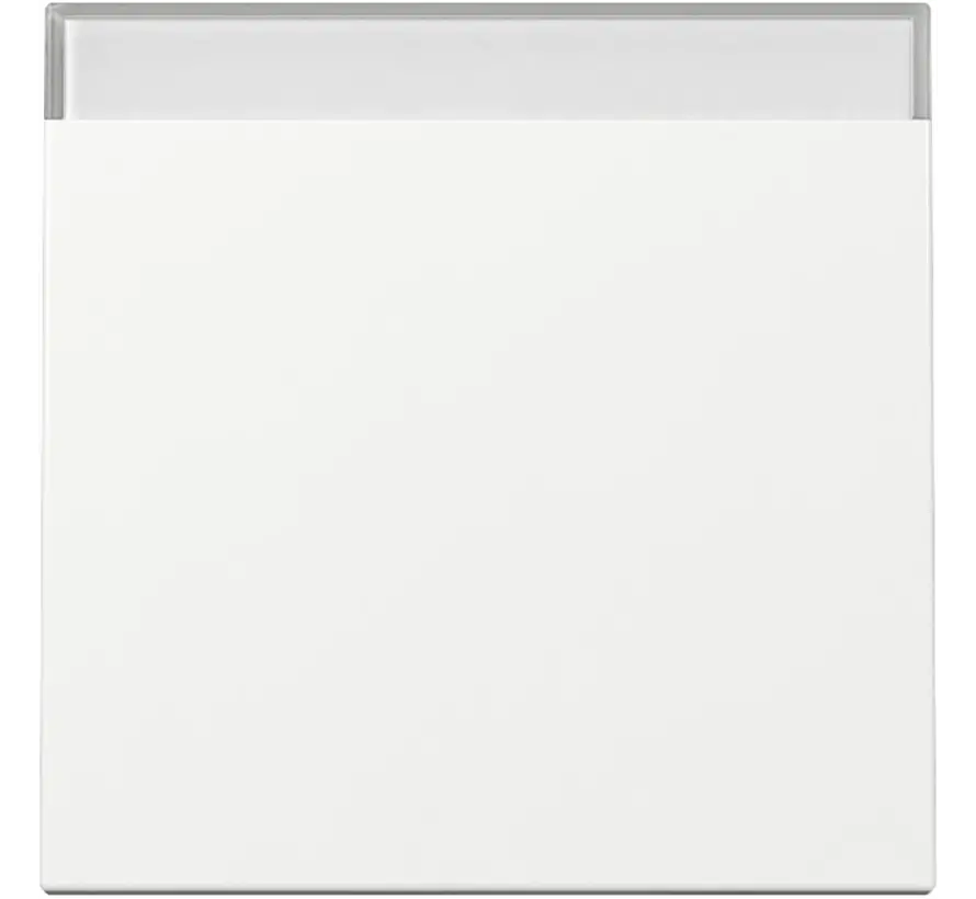 Wippe mit Beschriftungsfeld System 55 weiß glänzend (329903)