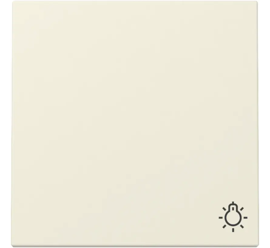 Wippe mit Symbol Licht System 55 creme glänzend (328501)