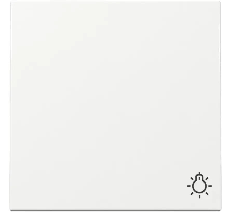 Wippe mit Symbol Licht System 55 weiß glänzend (328503)