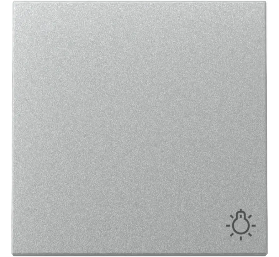 Wippe mit Symbol Licht System 55 aluminium matt (328526)