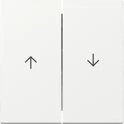 Gira Wippe Jalousieschalter 2fach System 55 weiß glänzend (329403)