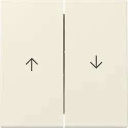 Gira Wippe Jalousieschalter 2fach System 55 creme glänzend (329401)