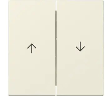 Gira Wippe Jalousieschalter 2fach System 55 creme glänzend (329401)