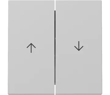 Gira Wippe Jalousieschalter 2fach System 55 grau matt (3294015)