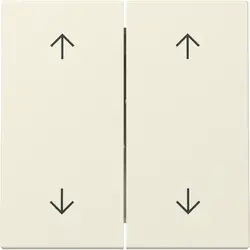 Gira Wippe Jalousieschalter 4-fach System 55 creme glänzend (329701)