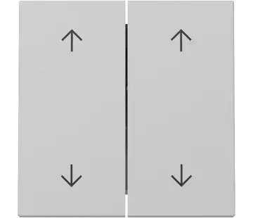 Gira Wippe Jalousieschalter 4-fach System 55 grau matt (3297015)