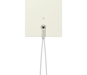 Gira Abdeckung mit Kontrollfenster für Zugtaster System 55 creme glänzend (363901)