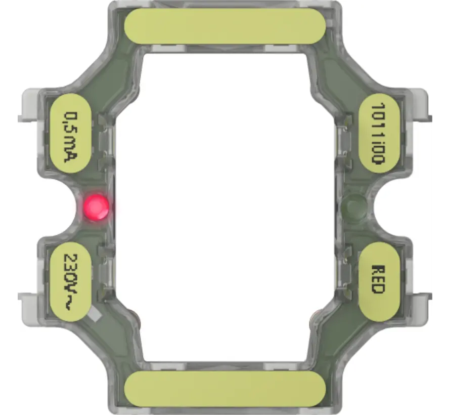 LED-Beleuchtungselement 230 V Rot 0,5 mA Variante 1 (3791011)