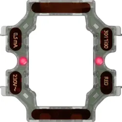 Gira LED-Beleuchtungselement 230 V Rot 0,5 mA Variante 3 für Serienschalter (3793011)