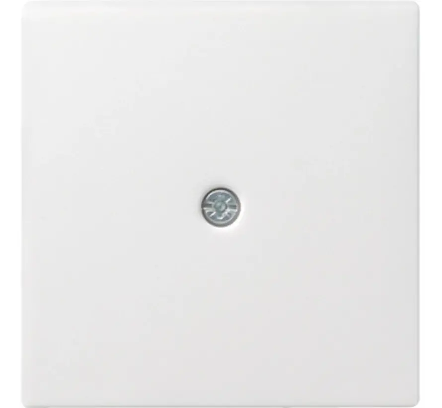 Abdeckung für Schnurableitung und Fernmeldeverbinderdose System 55 weiß matt (027427)