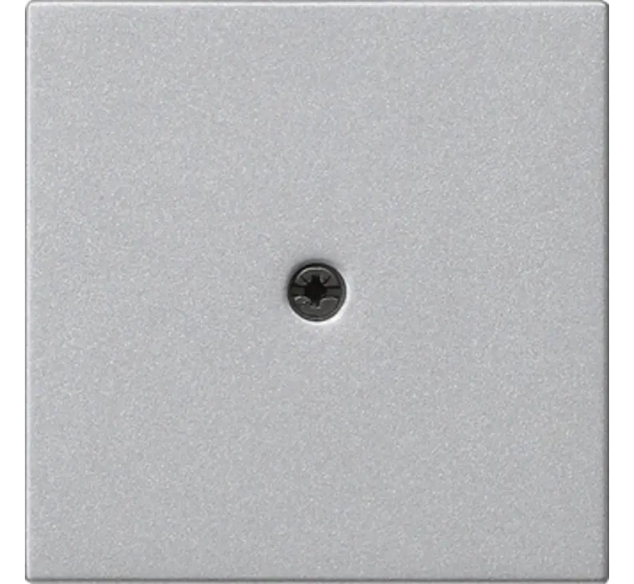 Abdeckung für Schnurableitung und Fernmeldeverbinderdose System 55 aluminium matt (027426)